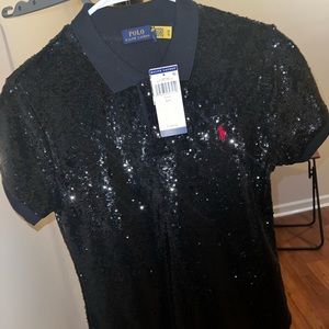 Womens size small sequence Ralph Lauren polo shirt